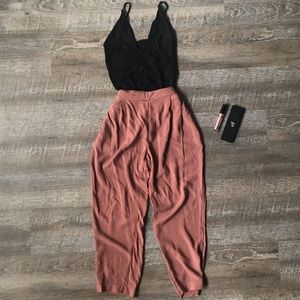 Forever21 Burnt Orange Cropped pants